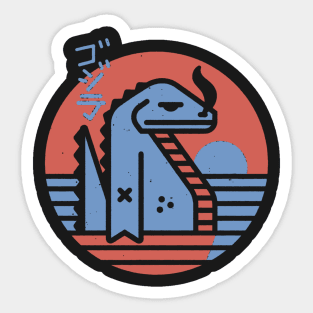 godzilla Sticker